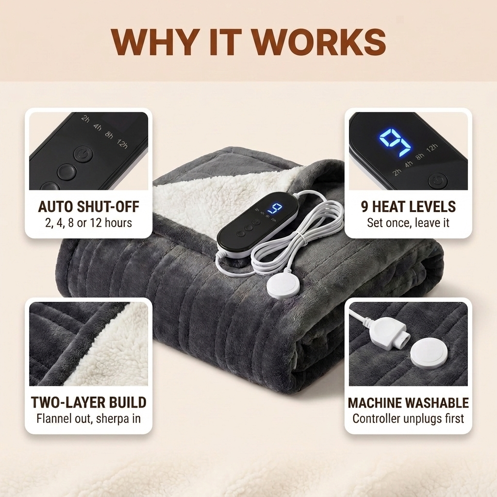 EmberCore Heated Throw