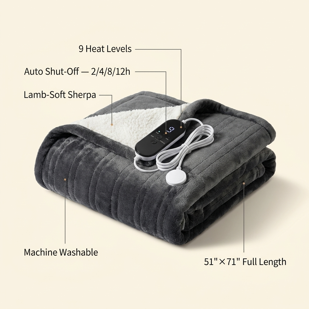 EmberCore Heated Throw